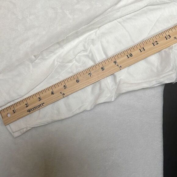 Nirvana Smiley face concert release Raglan long hem cotton T-shirt NWOT Men XL - Picture 5 of 7